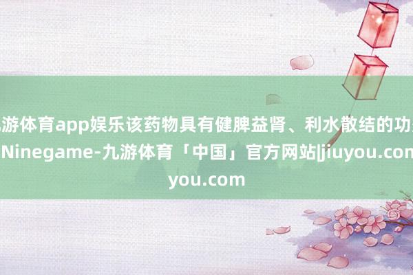 九游体育app娱乐该药物具有健脾益肾、利水散结的功效-Ninegame-九游体育「中国」官方网站|jiuyou.com