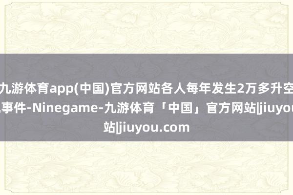 九游体育app(中国)官方网站各人每年发生2万多升空鸟撞机事件-Ninegame-九游体育「中国」官方网站|jiuyou.com